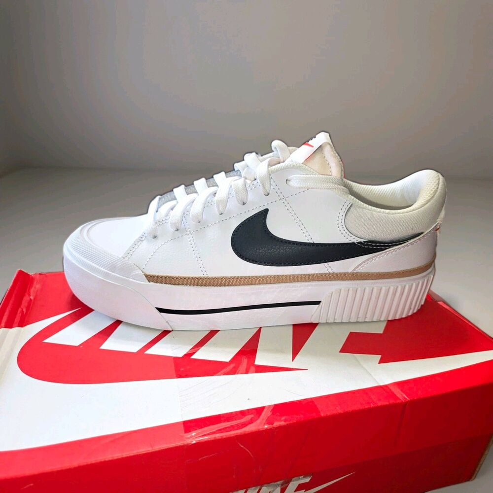 New In Box Nike Court Legacy Lift Women's Platform Sneakers